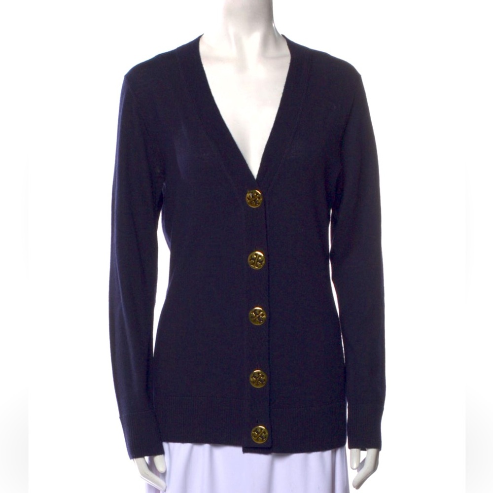 COPY - Navy Blue Tory Burch Cardigan